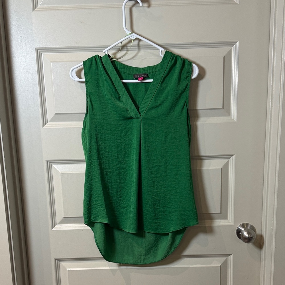 Vince Camuto Emerald Green Sleeveless Blouse